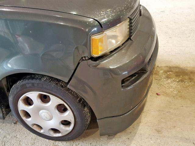 JTLKT324054015393 - 2005 TOYOTA SCION XB მწვანე ფოტო 9