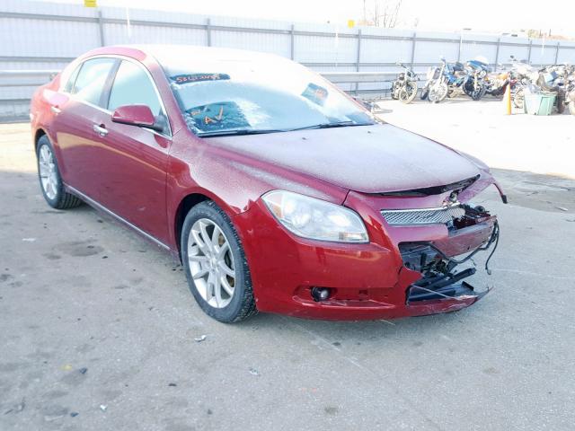 1G1ZE5E11BF222305 - 2011 CHEVROLET MALIBU LTZ მუქწითელი ფოტო 1