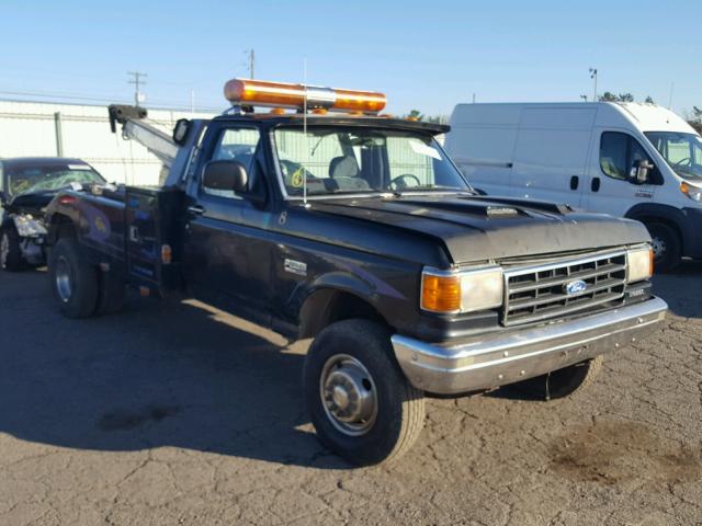 2FDLF47M3LCA60889 - 1990 FORD F SUPER DU BLACK photo 1