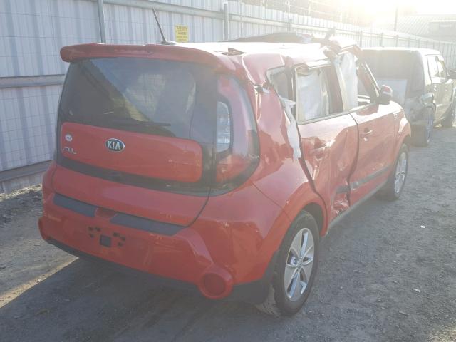 KNDJX3A59G7849072 - 2016 KIA SOUL ! RED photo 4