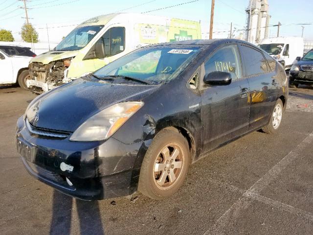 JTDKB20UX63131316 - 2006 TOYOTA PRIUS BLACK photo 2