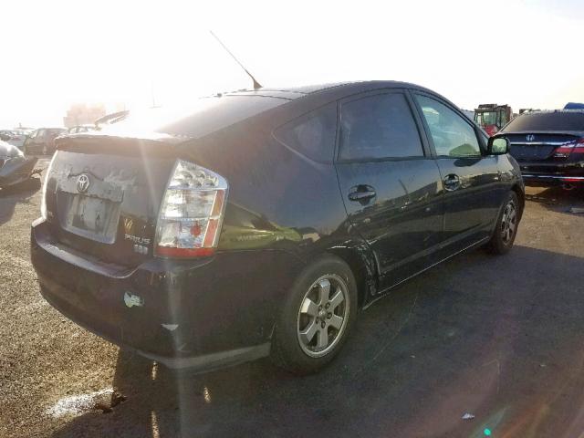 JTDKB20UX63131316 - 2006 TOYOTA PRIUS BLACK photo 4