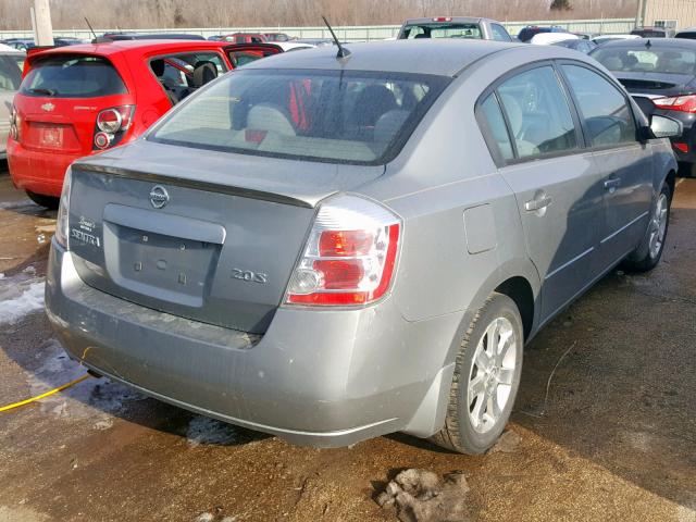 3N1AB61E97L698989 - 2007 NISSAN SENTRA 2.0 SILVER photo 4