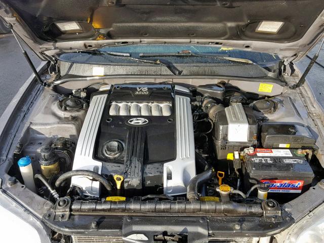 KMHFU45E95A408603 - 2005 HYUNDAI XG 350 GRAY photo 7