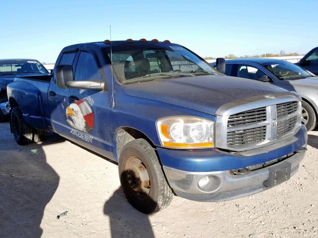 3D7ML48C36G261177 - 2006 DODGE RAM 3500 S BLUE photo 1