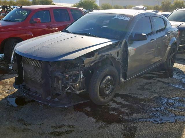 1B3BD4FB5BN616765 - 2011 DODGE AVENGER EX BLACK photo 2