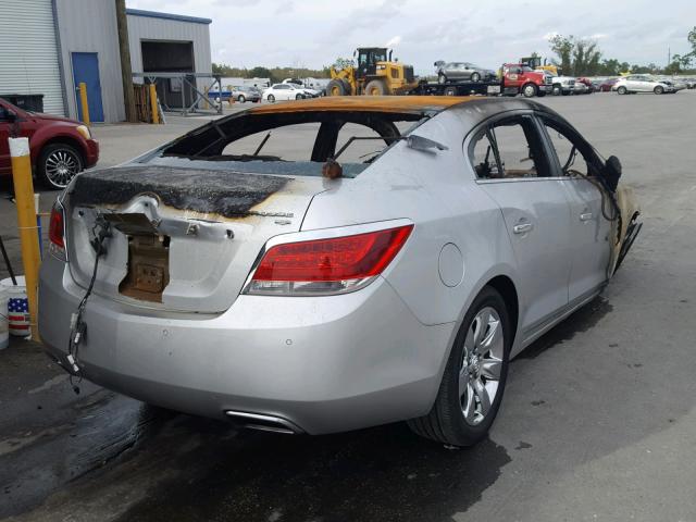 1G4GE5ED2BF175242 - 2011 BUICK LACROSSE C SILVER photo 4