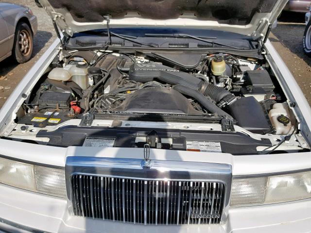 1LNLM83W5PY673356 - 1993 LINCOLN TOWN CAR C WHITE photo 7