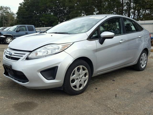 3FADP4AJ7DM152720 - 2013 FORD FIESTA S SILVER photo 2