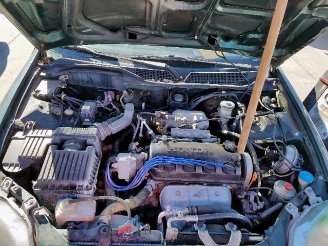 2HGEJ8643XH540526 - 1999 HONDA CIVIC EX GREEN photo 7