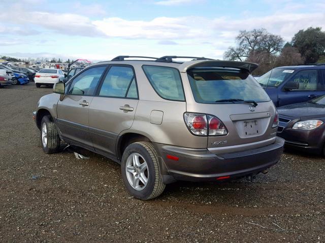 JTJHF10U510196039 - 2001 LEXUS RX 300 BEIGE photo 3