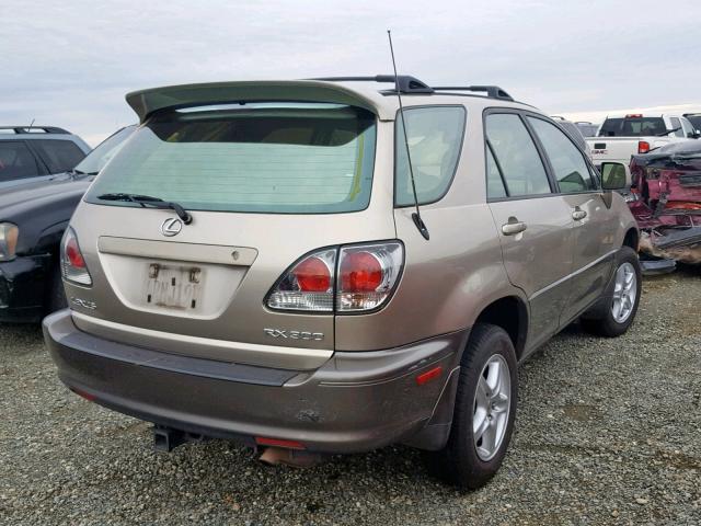 JTJHF10U510196039 - 2001 LEXUS RX 300 BEIGE photo 4