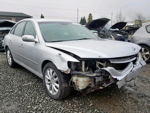 KMHFC46F28A252385 - 2008 HYUNDAI AZERA SE SILVER photo 1