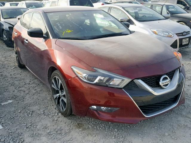 1N4AA6AP0GC445210 - 2016 NISSAN MAXIMA 3.5 BURGUNDY photo 1