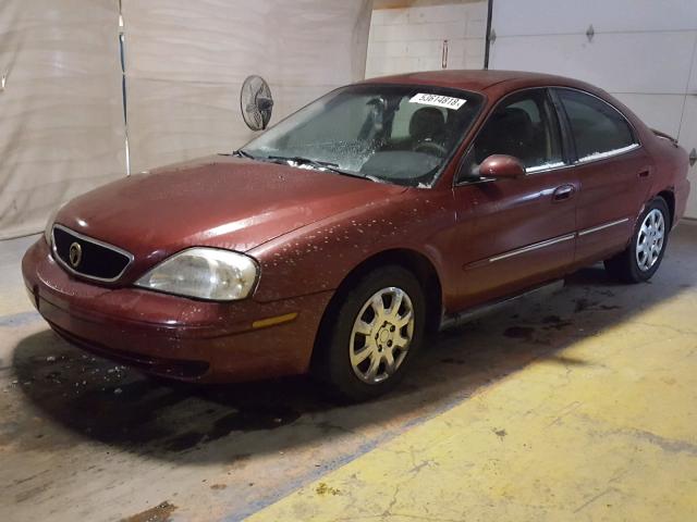 1MEFM50U6YG641363 - 2000 MERCURY SABLE GS RED photo 2