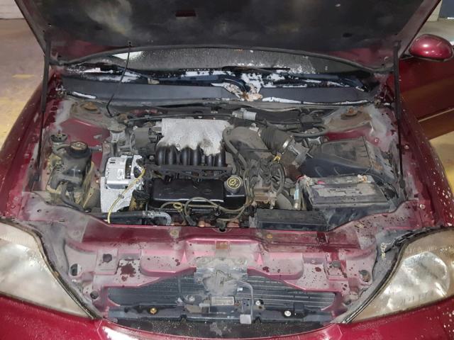 1MEFM50U6YG641363 - 2000 MERCURY SABLE GS RED photo 7