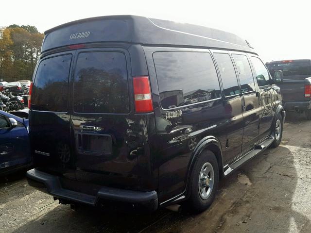 1GBFG15T771204527 - 2007 CHEVROLET EXPRESS G1 BLACK photo 4