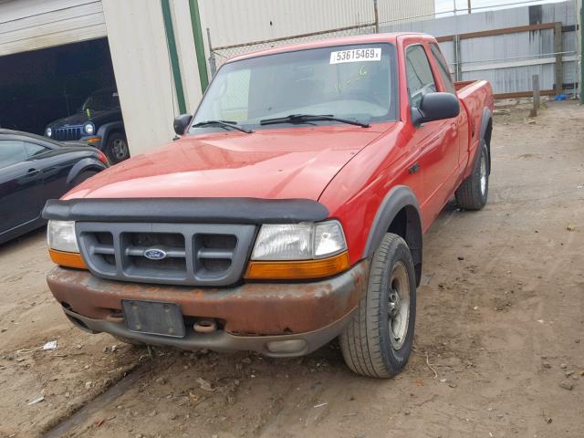 1FTZR15X6WPB43673 - 1998 FORD RANGER SUP RED photo 2