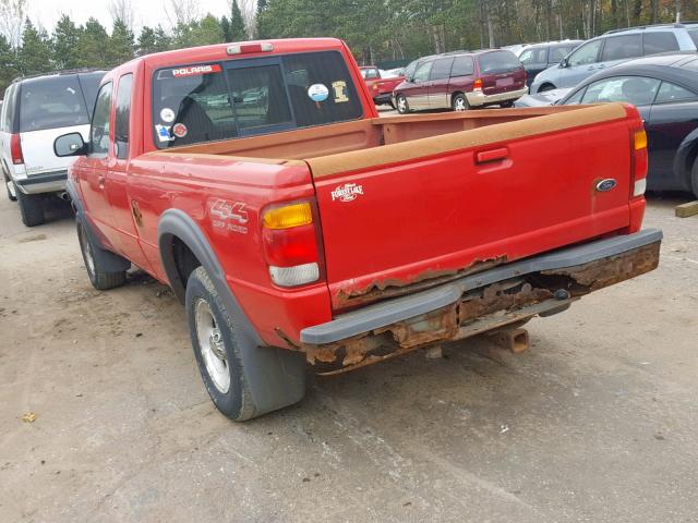 1FTZR15X6WPB43673 - 1998 FORD RANGER SUP RED photo 3