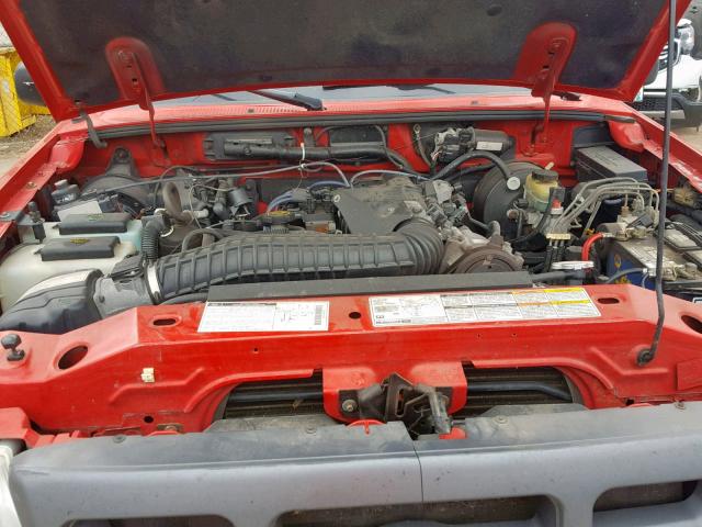 1FTZR15X6WPB43673 - 1998 FORD RANGER SUP RED photo 7