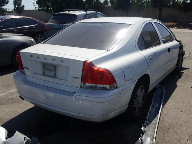 YV1RS592492726281 - 2009 VOLVO S60 2.5T WHITE photo 4