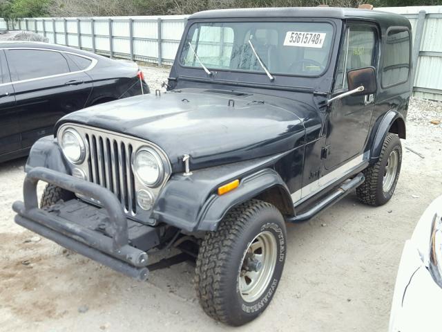 1JCCE87E4GT042130 - 1986 JEEP JEEP CJ7 BLACK photo 2