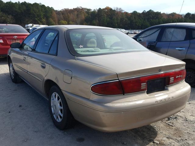 2G4WS52J731216651 - 2003 BUICK CENTURY CU TAN photo 3