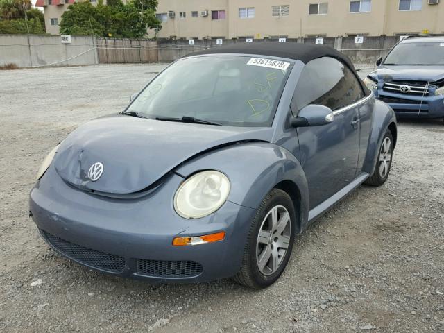 3VWRF31Y96M324501 - 2006 VOLKSWAGEN NEW BEETLE Mavi foto 2
