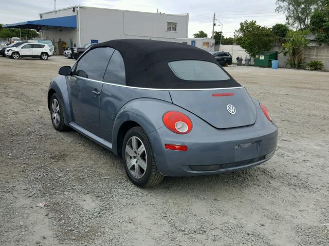 3VWRF31Y96M324501 - 2006 VOLKSWAGEN NEW BEETLE Mavi foto 3