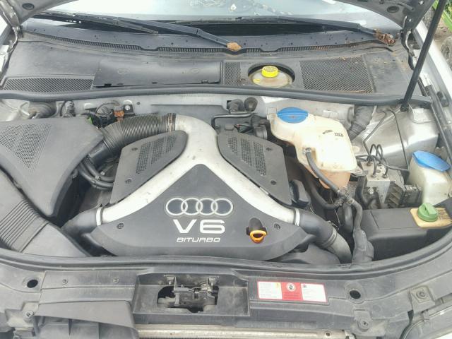 WAUED64B51N030590 - 2001 AUDI A6 2.7T QU SILVER photo 7