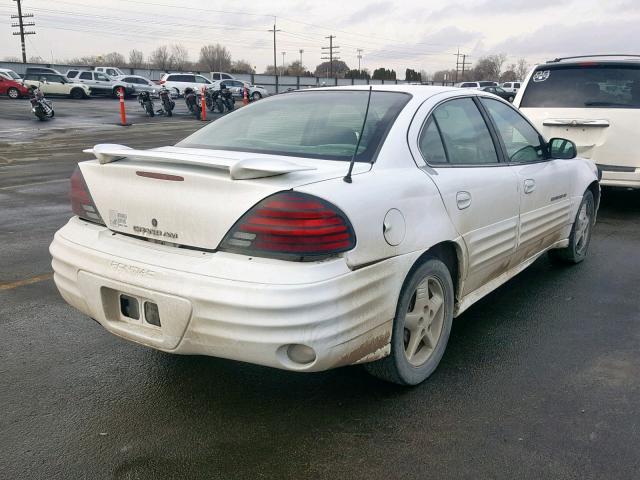 1G2NF52E01M597028 - 2001 PONTIAC GRAND AM S WHITE photo 4