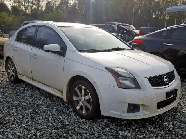 3N1AB6AP6BL727892 - 2011 NISSAN SENTRA 2.0 WHITE photo 1