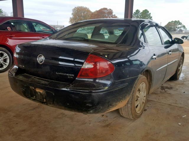 2G4WC552661293520 - 2006 BUICK LACROSSE C BLACK photo 4