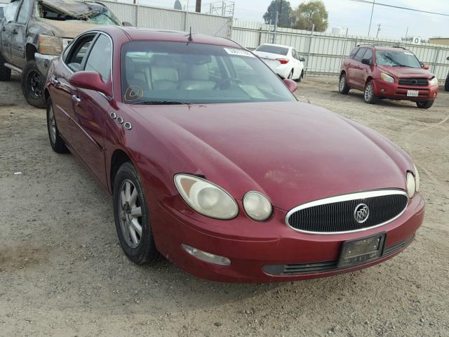 2G4WD532751240758 - 2005 BUICK LACROSSE C MAROON photo 1