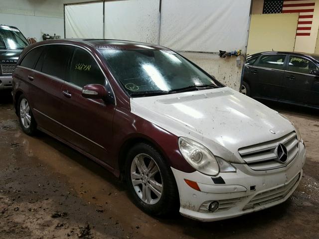 4JGCB65E98A075327 - 2008 MERCEDES-BENZ R 350 BURGUNDY photo 1