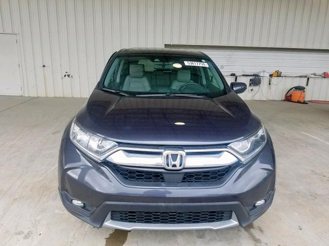 2HKRW2H85HH682500 - 2017 HONDA CR-V EXL GRAY photo 9