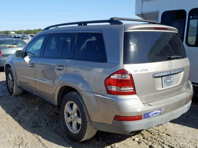 4JGBF71EX7A243485 - 2007 MERCEDES-BENZ GL 450 4MA GRAY photo 3