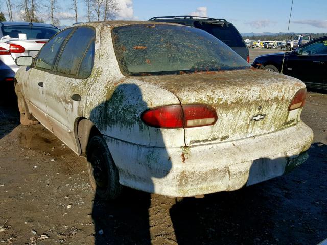 1G1JF5245V7302780 - 1997 CHEVROLET CAVALIER L WHITE photo 3