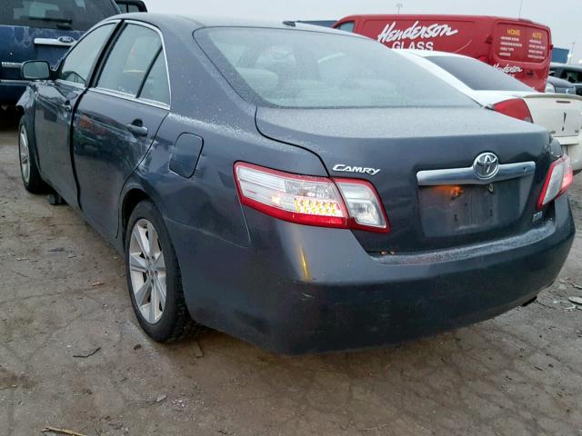 4T1BB3EK4AU117844 - 2010 TOYOTA CAMRY HYBR GRAY photo 3