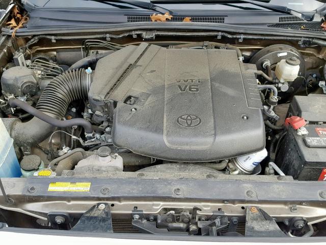 3TMMU4FN7FM085604 - 2015 TOYOTA TACOMA DOU BROWN photo 7