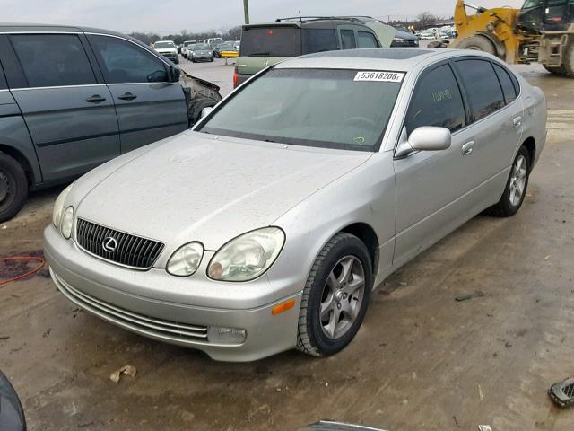 JT8BD69S840202125 - 2004 LEXUS GS 300 SILVER photo 2