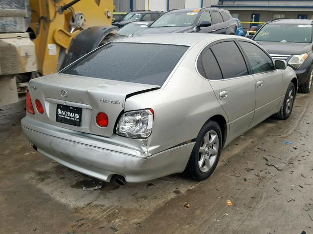 JT8BD69S840202125 - 2004 LEXUS GS 300 SILVER photo 4