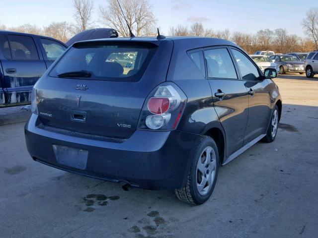 5Y2SP67809Z467317 - 2009 PONTIAC VIBE GRAY photo 4