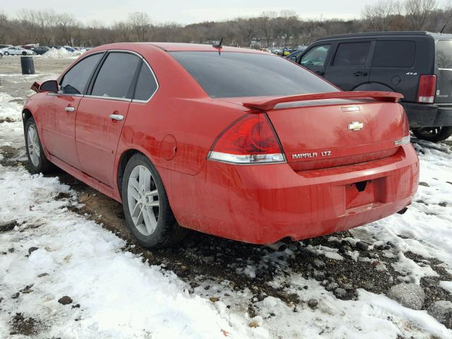 2G1WC5E32C1162117 - 2012 CHEVROLET IMPALA LTZ RED photo 3