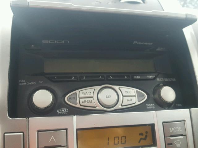 JTKDE177760115630 - 2006 TOYOTA SCION TC ნაცრისფერი ფოტო 9