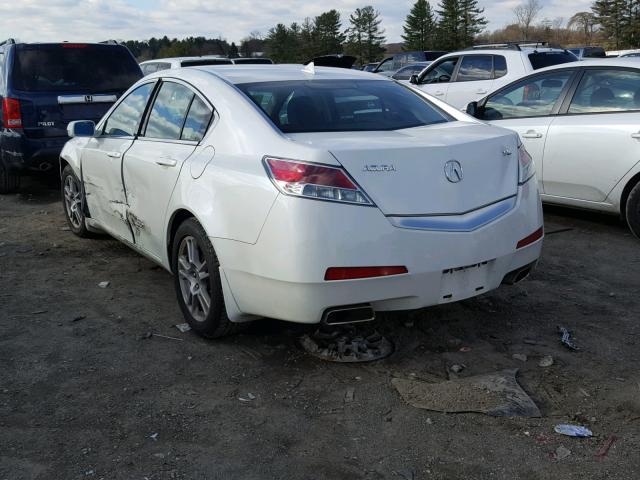 19UUA86209A023552 - 2009 ACURA TL WHITE photo 3