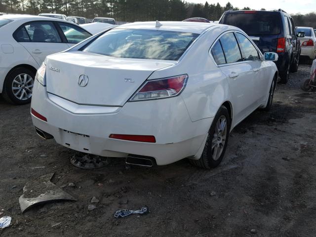 19UUA86209A023552 - 2009 ACURA TL WHITE photo 4