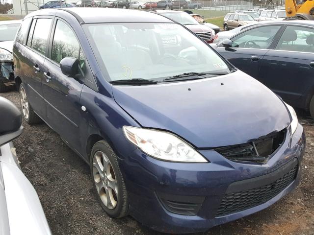 JM1CR29L690336390 - 2009 MAZDA 5 BLUE photo 1