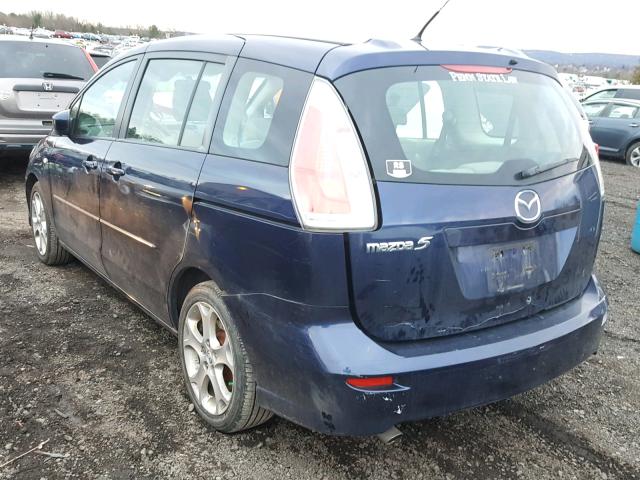 JM1CR29L690336390 - 2009 MAZDA 5 BLUE photo 3