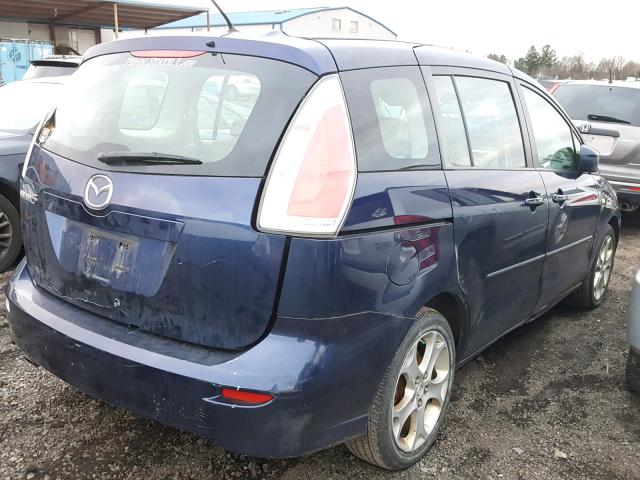 JM1CR29L690336390 - 2009 MAZDA 5 BLUE photo 4